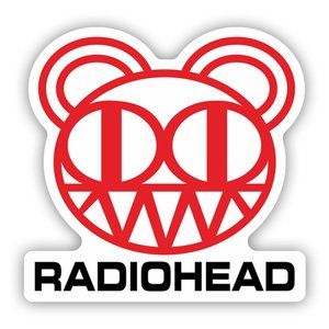 Radiohead Rock Band Sticker